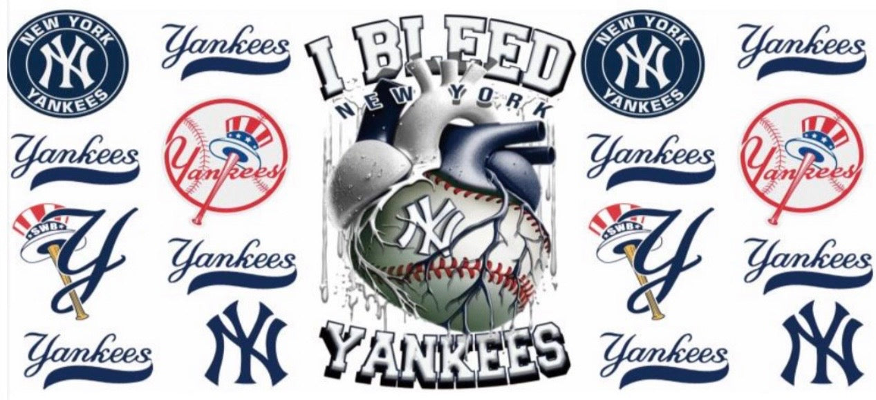 I Bleed New York Yankees Decal