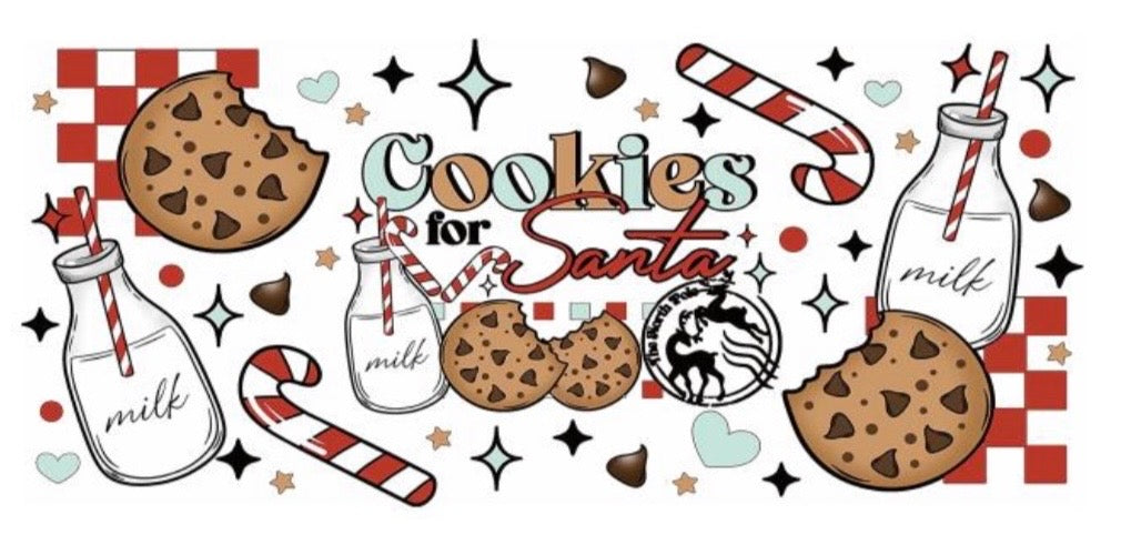 Cookies For Santa Decal
