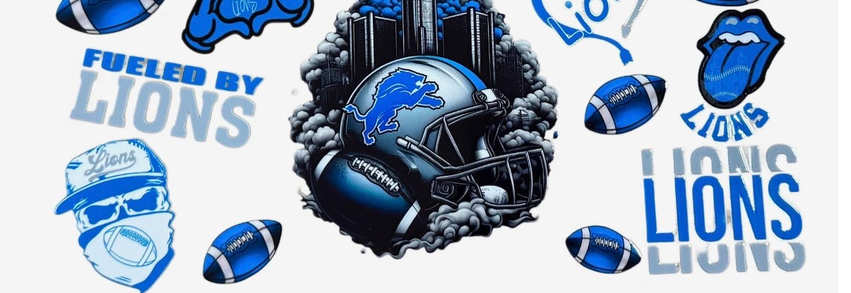 Lions Football Decal