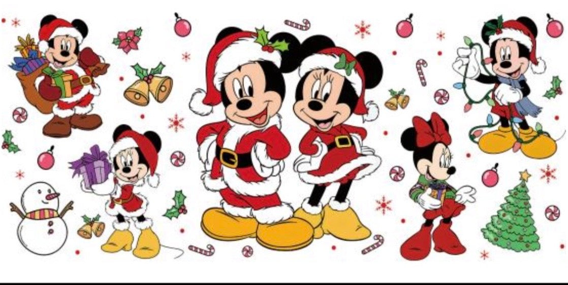 Mickey Mouse Christmas Decal