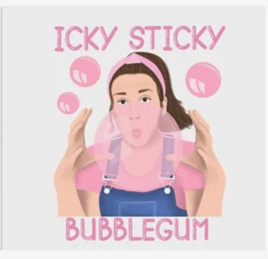 Icky Sticky Bubblegum Decal