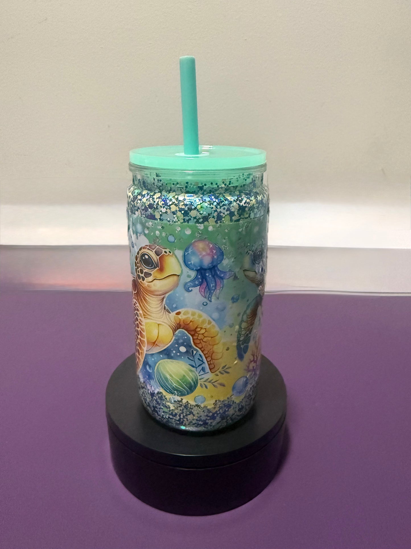 Ready To Ship 16oz Acrylic Snow Globe Cup