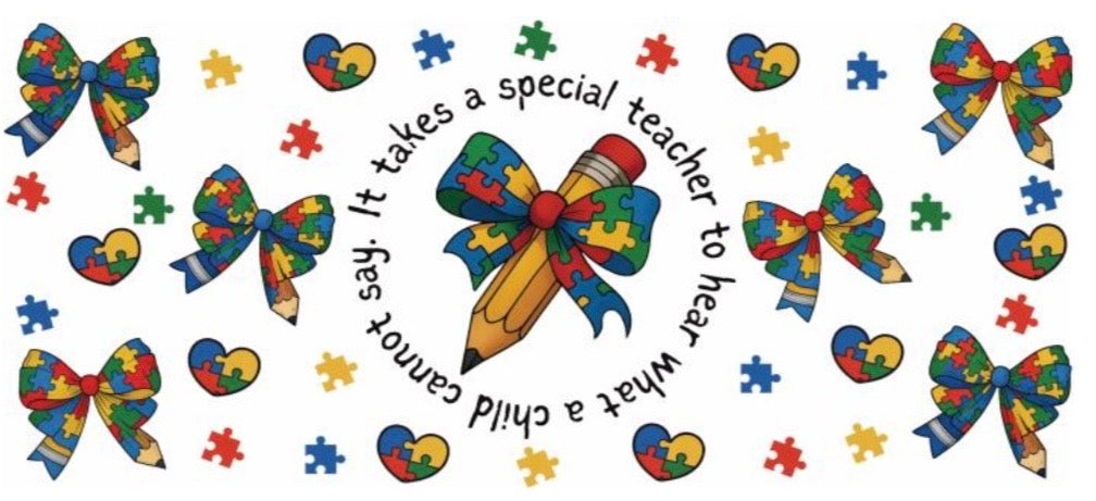It Takes A Special Teacher To Hear What A Child Cannot Say Decal