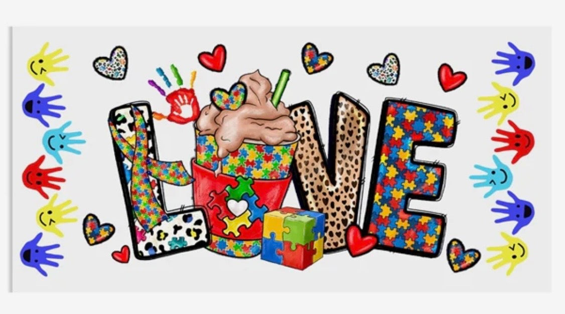 Autism Love Decal
