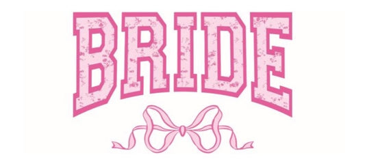 Bride with Bow Decal