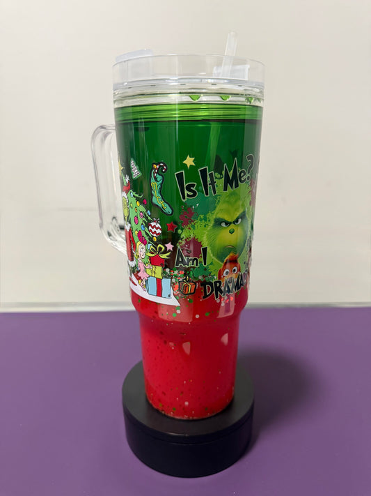Ready To Ship 40oz Grinch Acrylic Cup