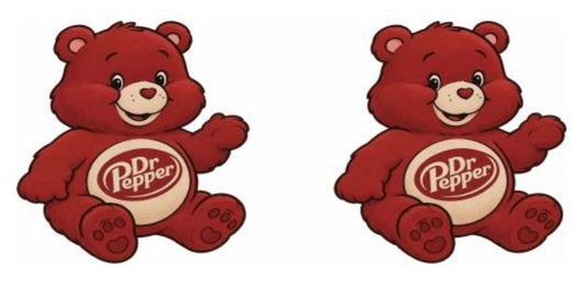 Dr Pepper Teddy Bear Decal