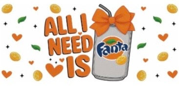 All I Need Is Fanta Decal