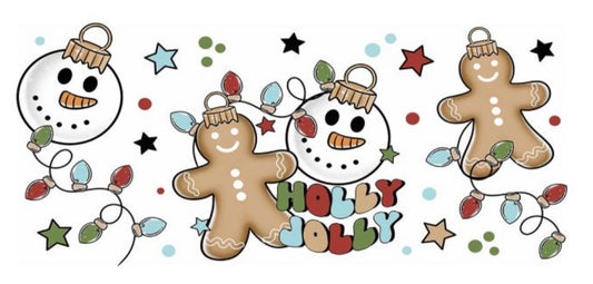 Holly Jolly Decal