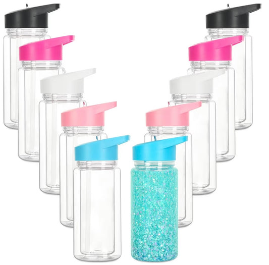 10oz Kids Acrylic Snow Globe Cup