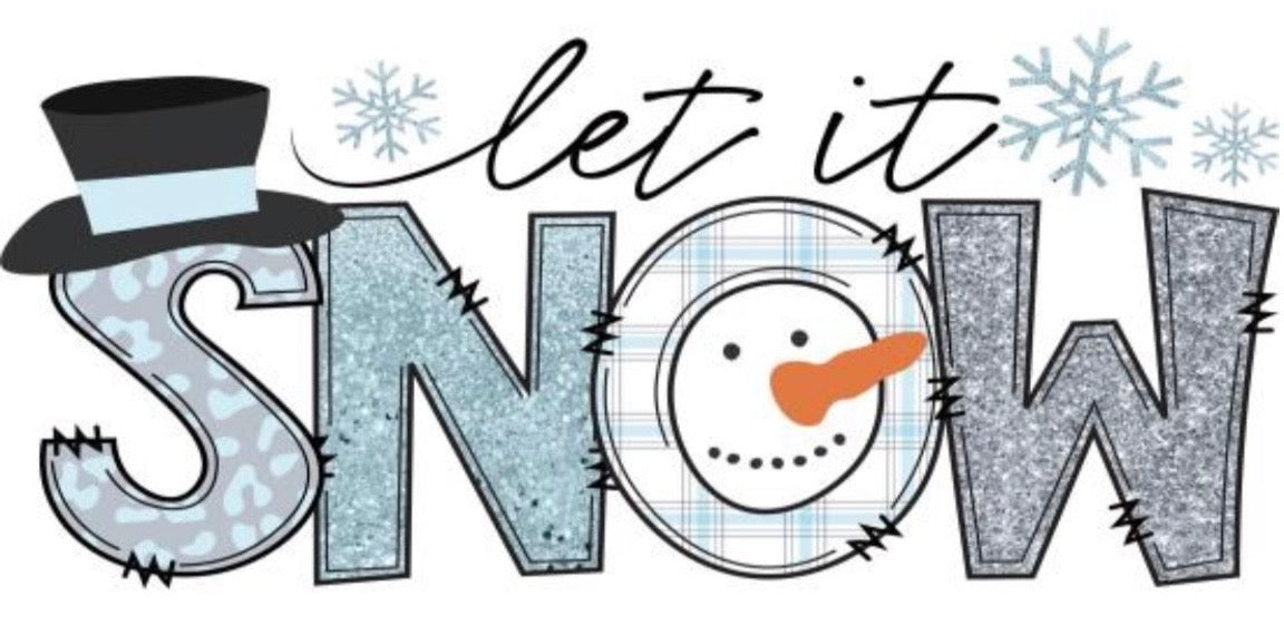 Let It Snow Decal