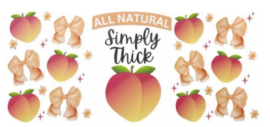 All Natural Simply Thick Decal