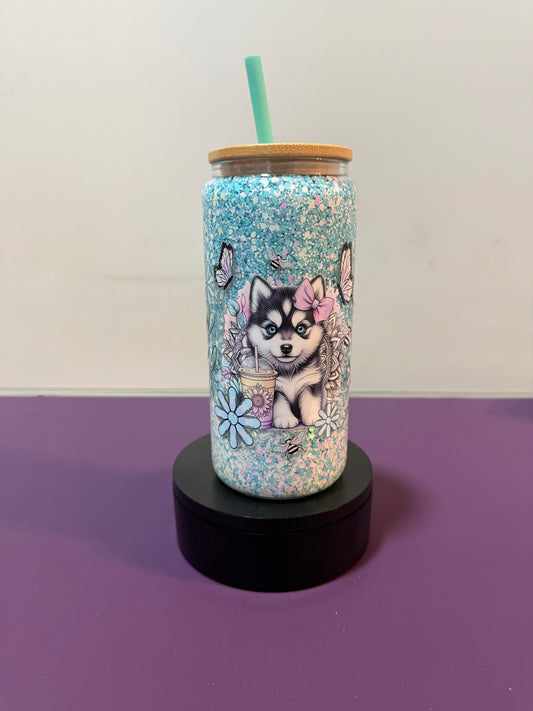 Ready To Ship 16oz Glass Snow Globe Cup