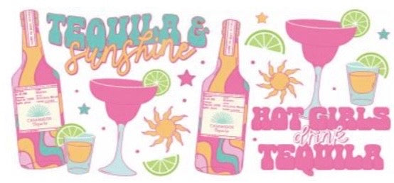 Tequila and Sunshine Decal